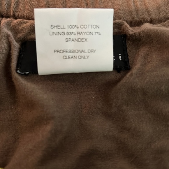 Poleci crochet lined skirt brown yellow size medium - Picture 4 of 4